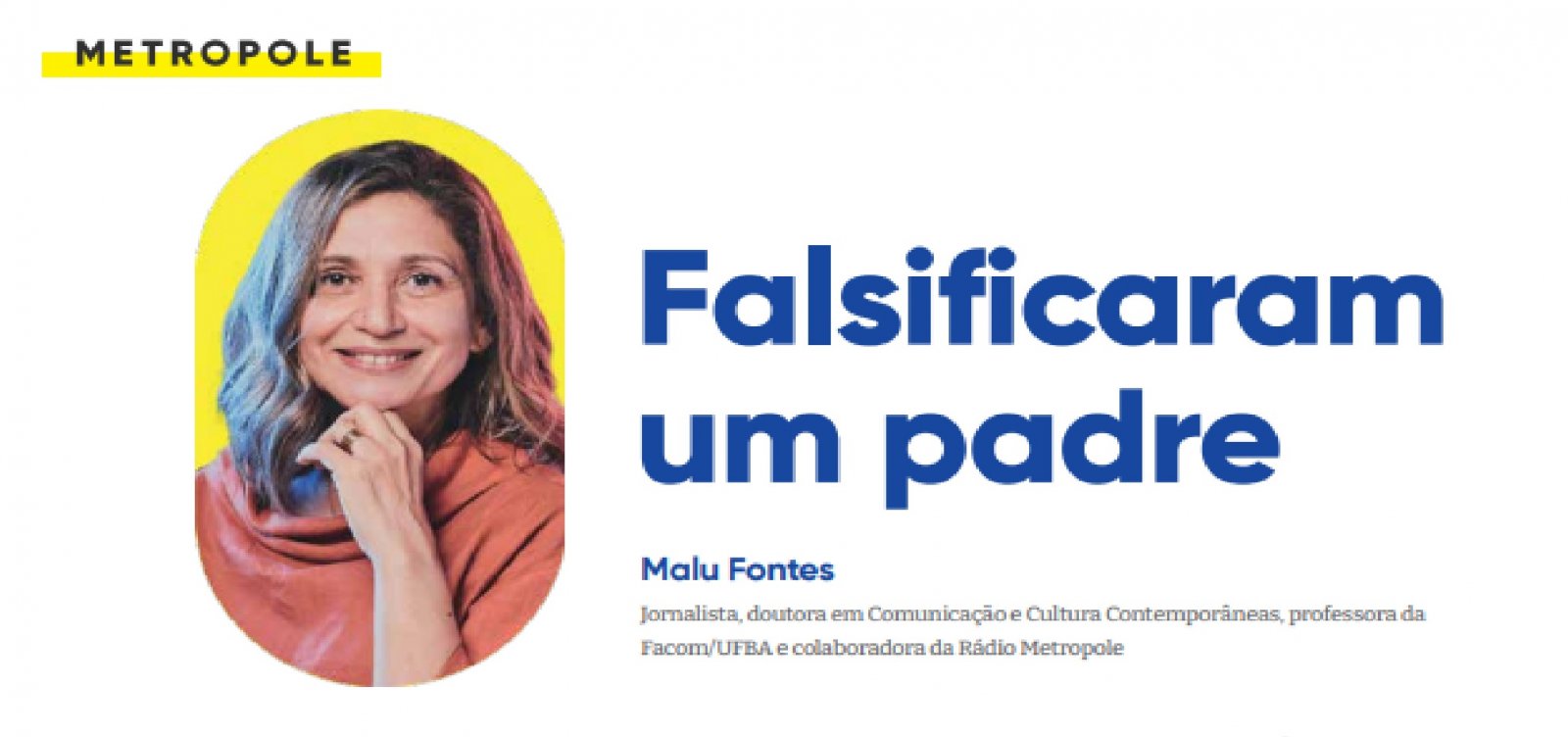 Falsificaram um padre