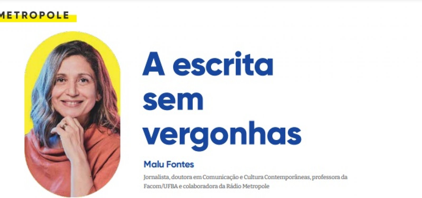 A escrita sem vergonhas Metro 1 A escrita sem vergonhas Metro 1