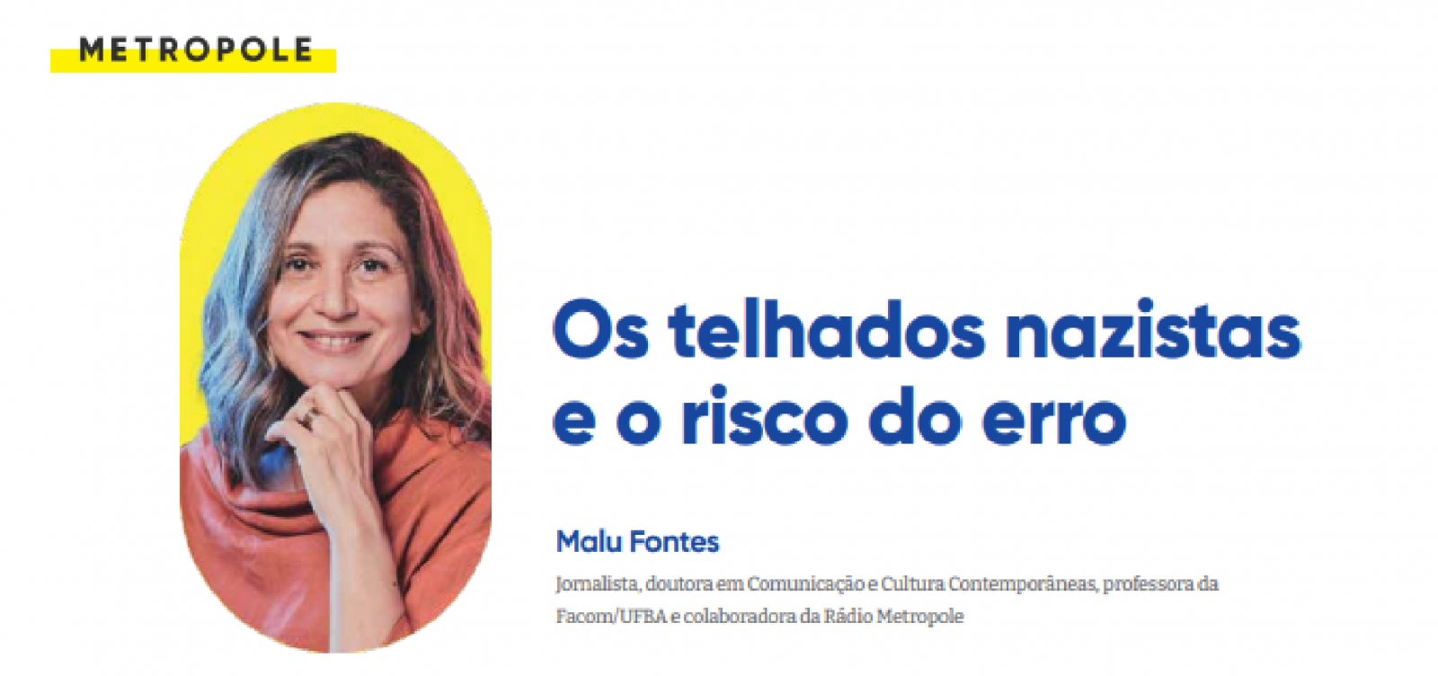 Os telhados nazistas e o risco do erro