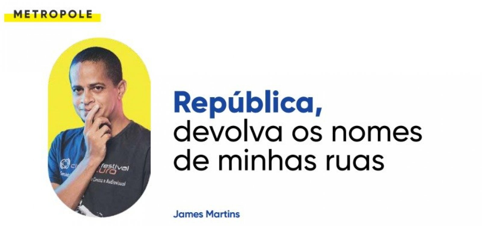 República, devolva os nomes de minhas ruas