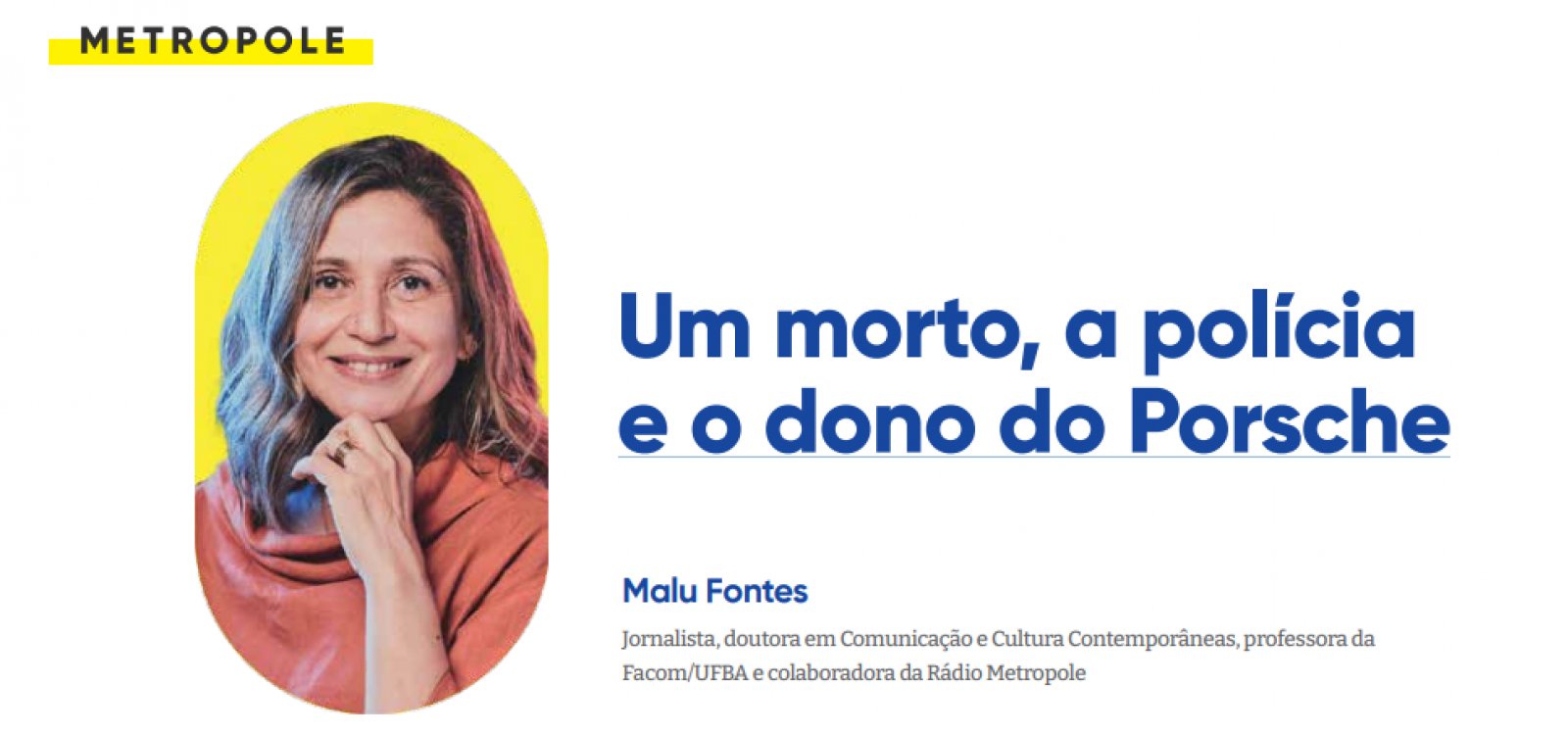 Um morto, a polícia e o dono do Porsche