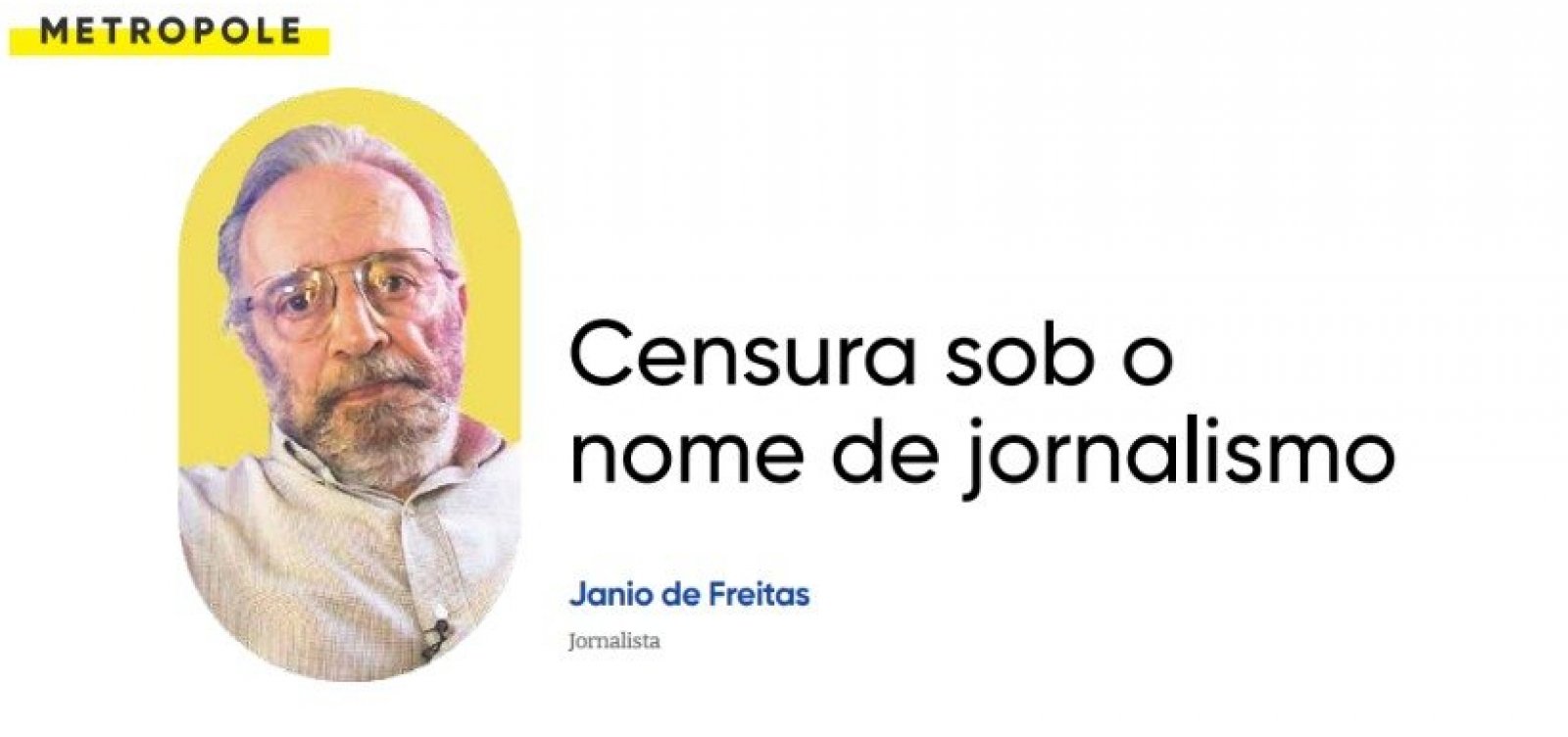 Censura sob o nome de jornalismo