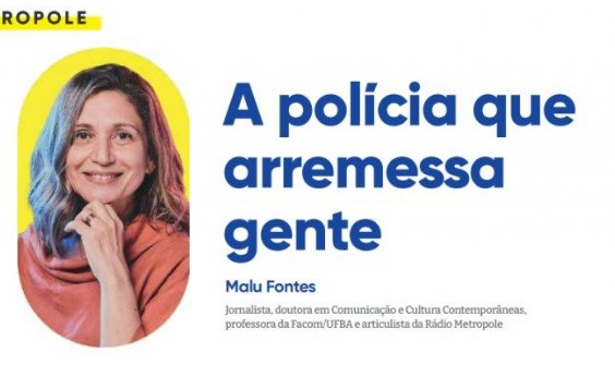 A polícia que arremessa gente