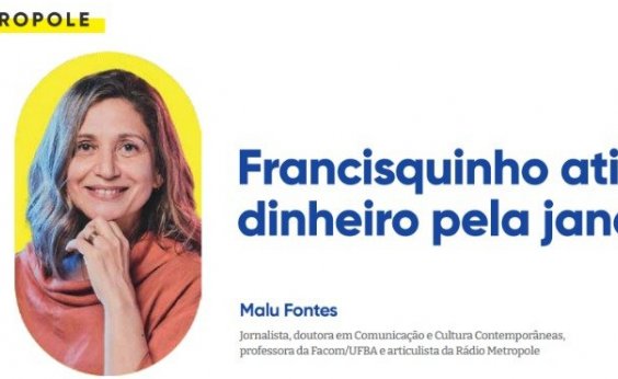 Francisquinho atira dinheiro pela janela