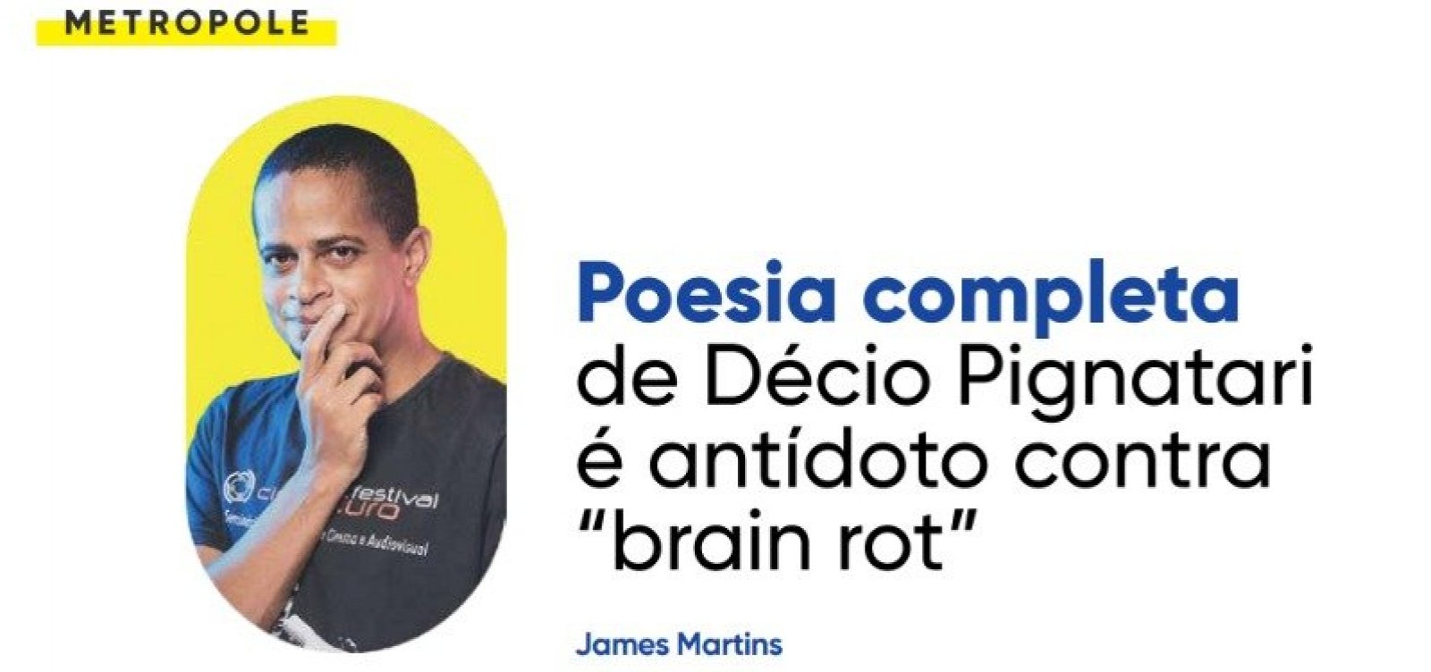 Poesia completa de Décio Pignatari é antídoto contra “brain rot”