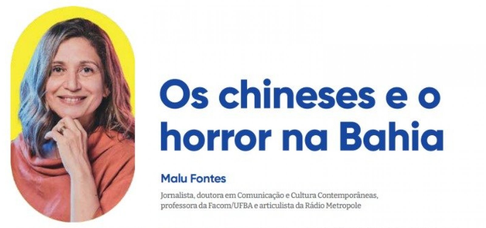 Os chineses e o horror na Bahia