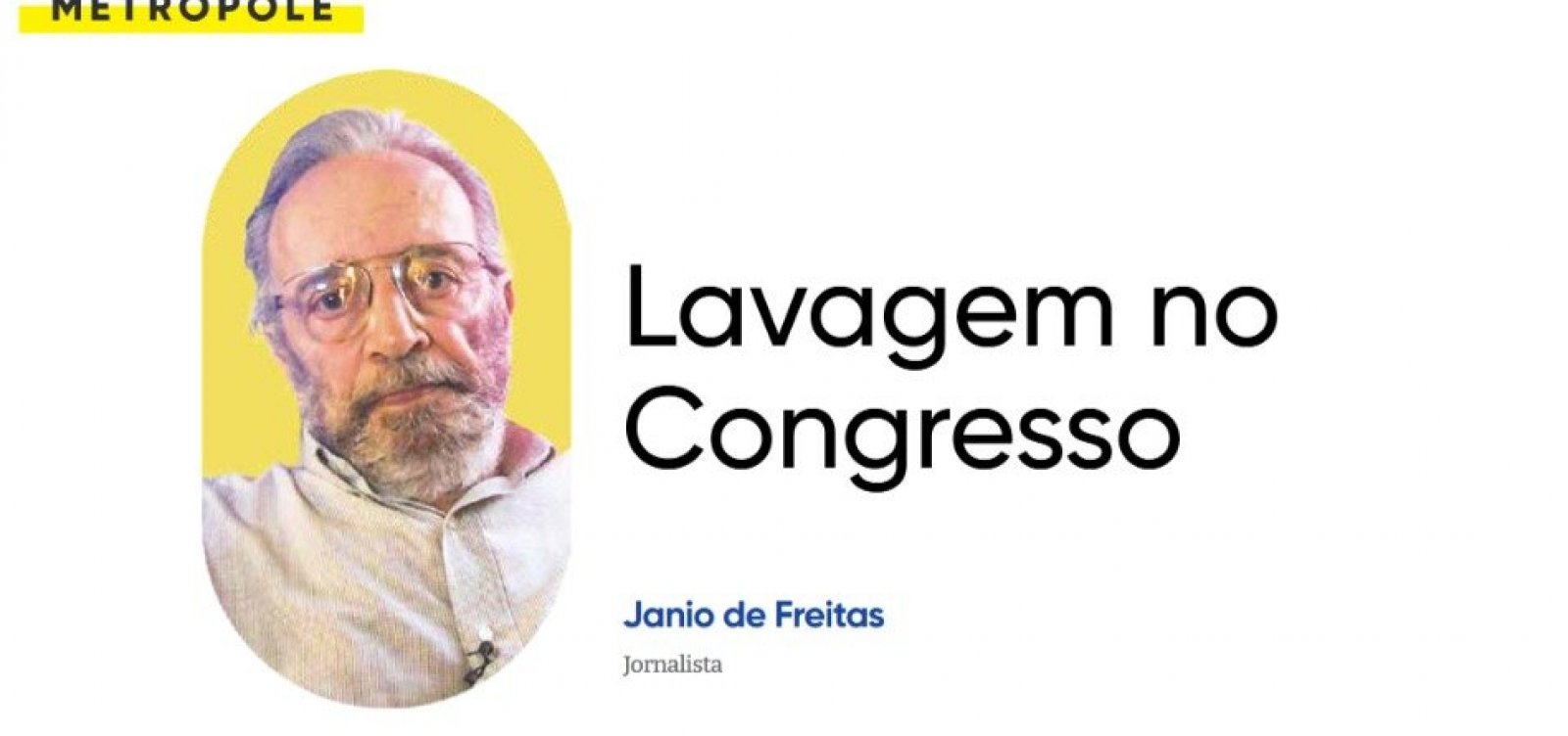 Lavagem no Congresso