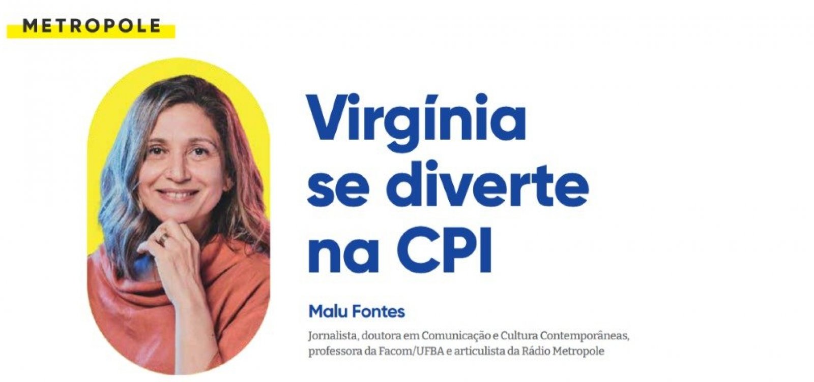 Virgínia se diverte na CPI
