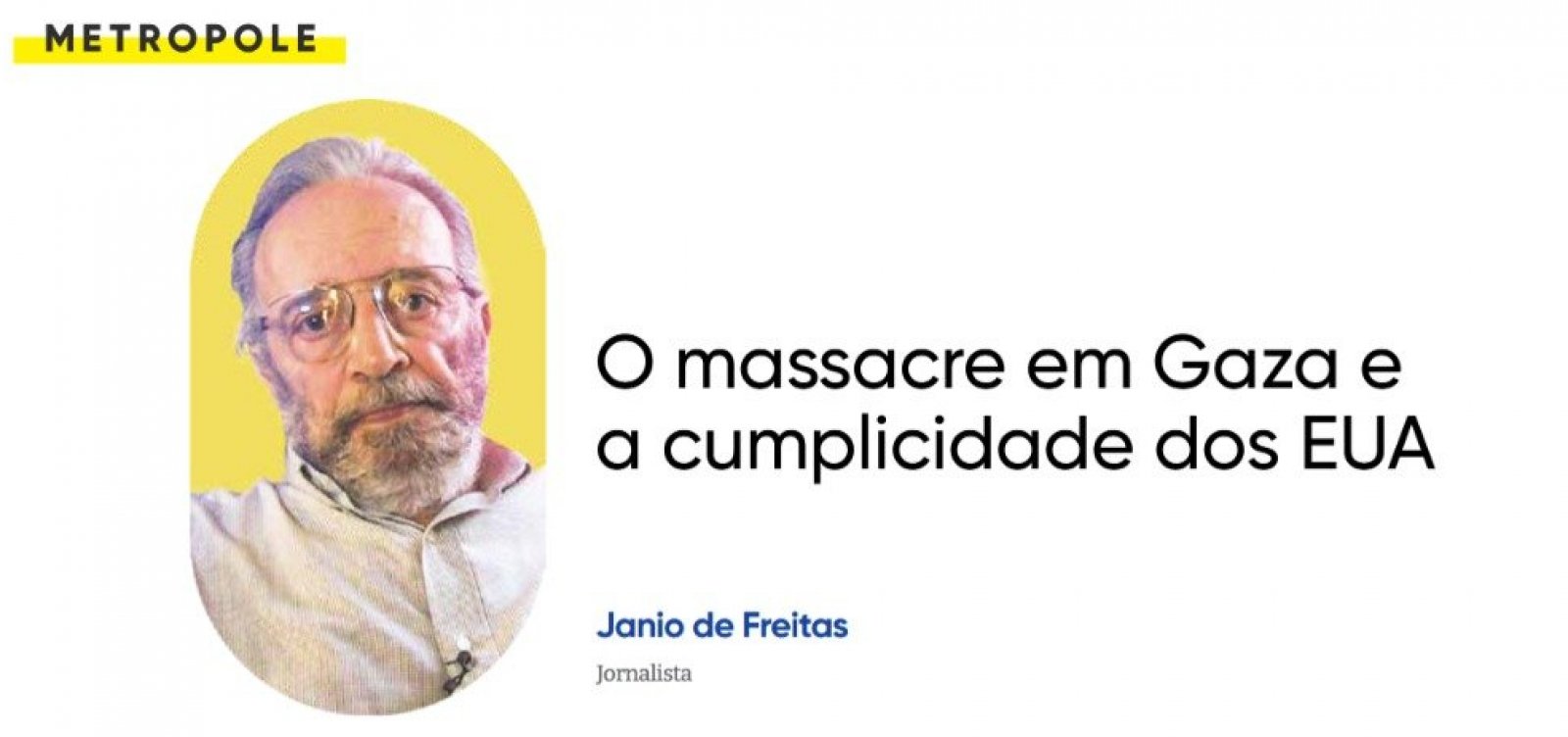 O massacre em Gaza e a cumplicidade dos EUA
