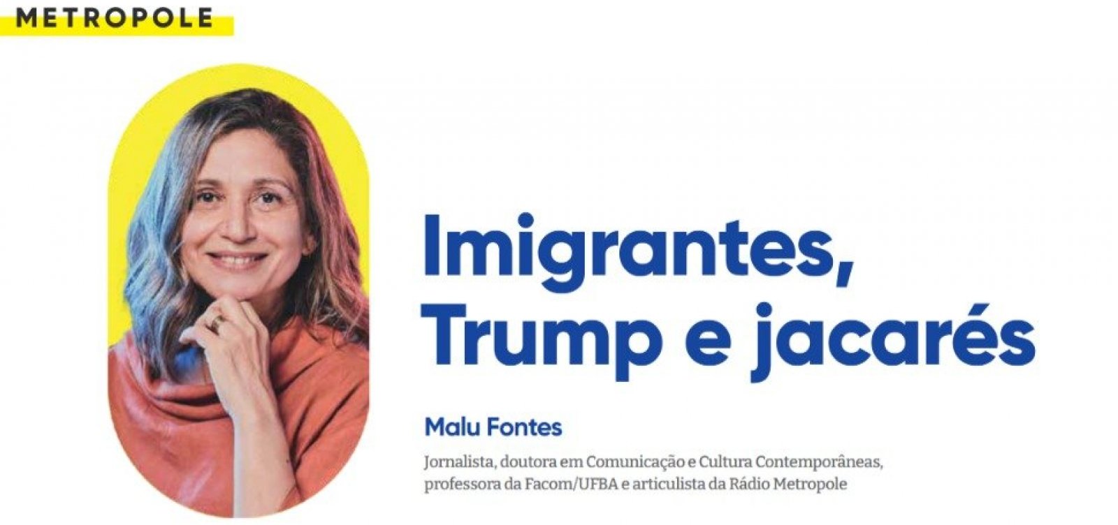 Imigrantes, Trump e jacarés