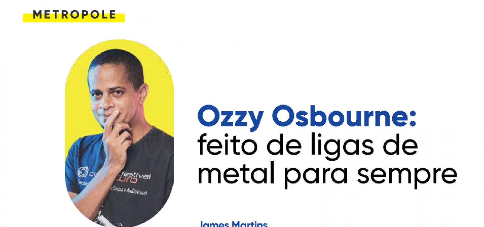 Ozzy Osbourne: feito de ligas de metal para sempre