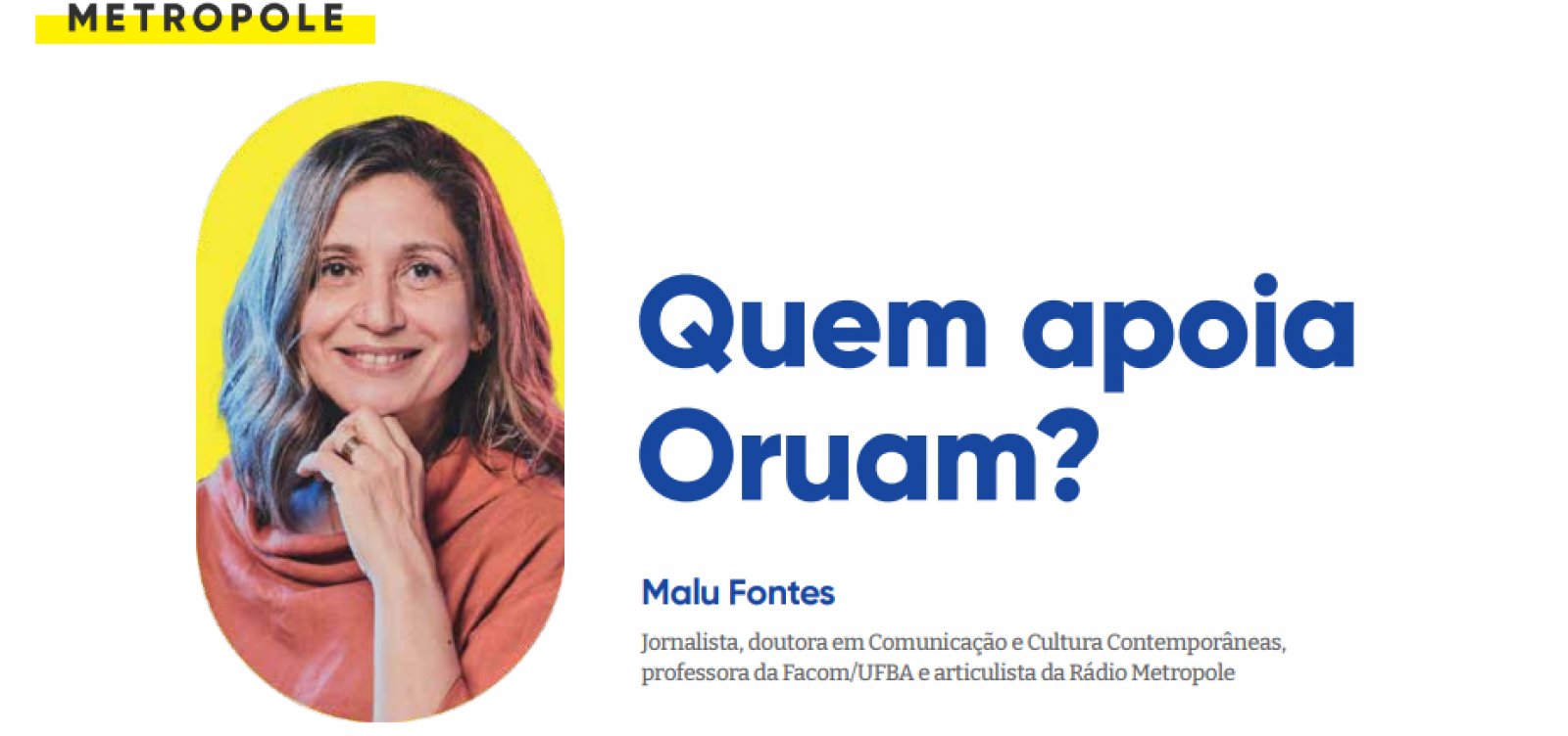 Quem apoia Oruam