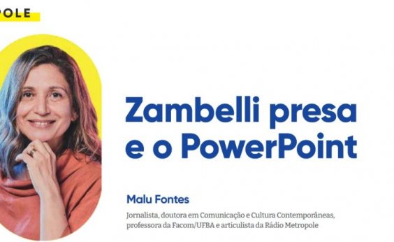 Zambelli presa e o PowerPoint