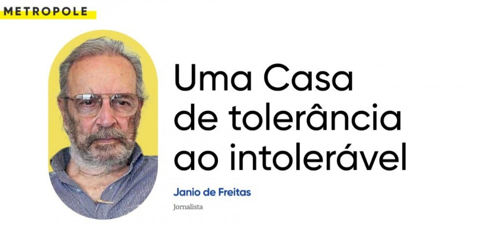 Uma Casa de tolerância ao intolerável