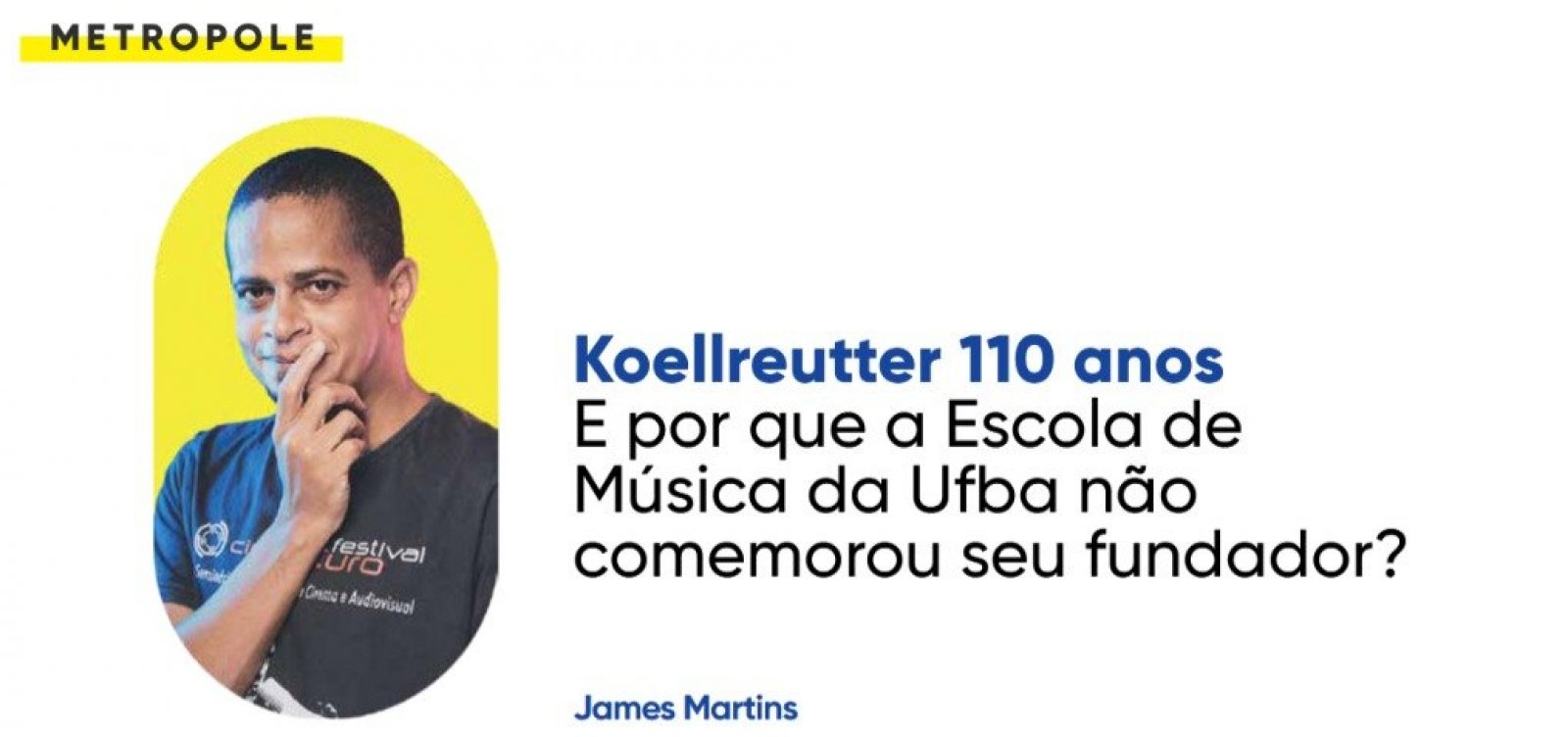 Koellreutter 110 anos - E por que a Escola de Música da Ufba não comemorou seu fundador?