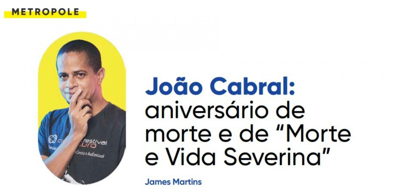 João Cabral: aniversário de morte e de “Morte e Vida Severina”