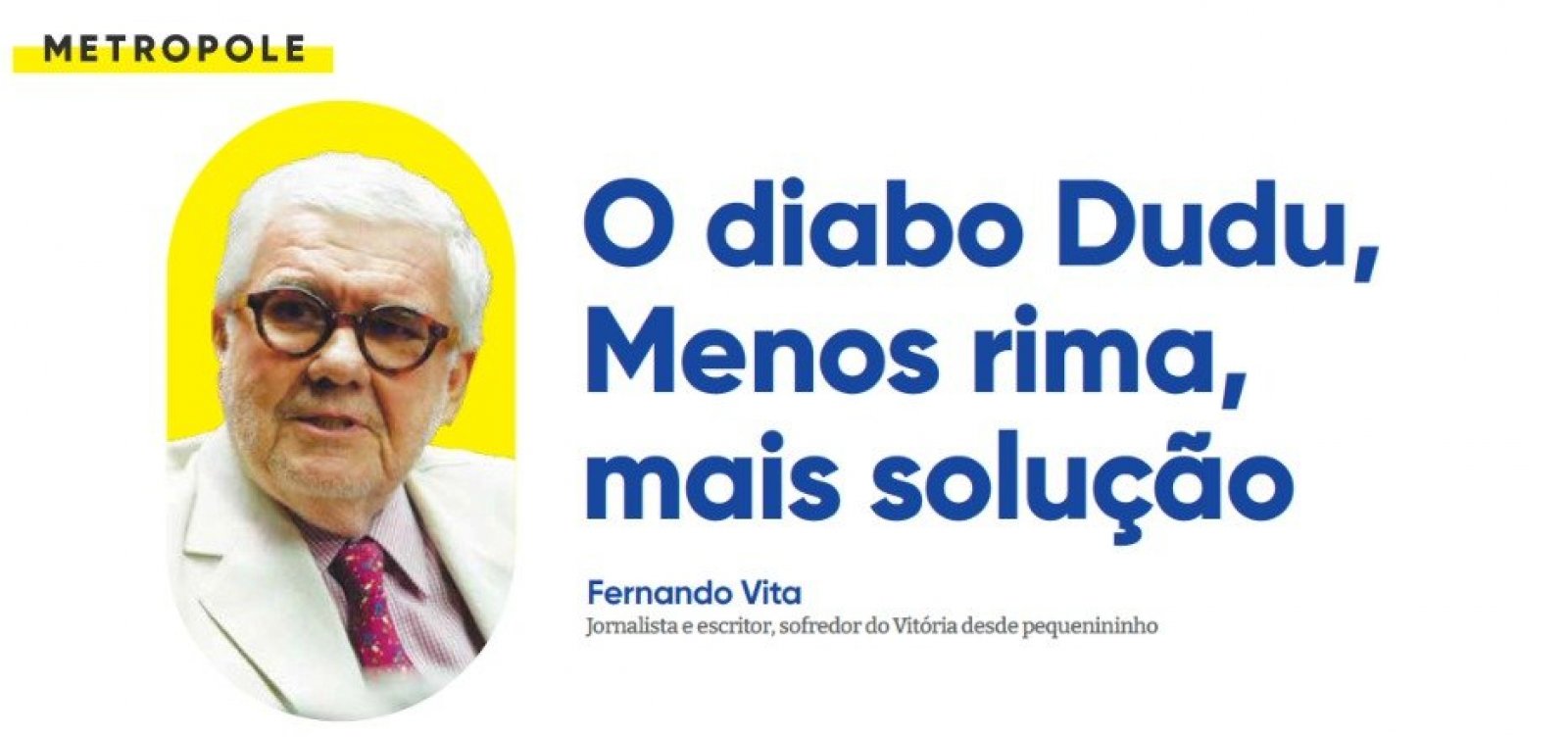 O Diabo Dudu: menos rima, mais solução
