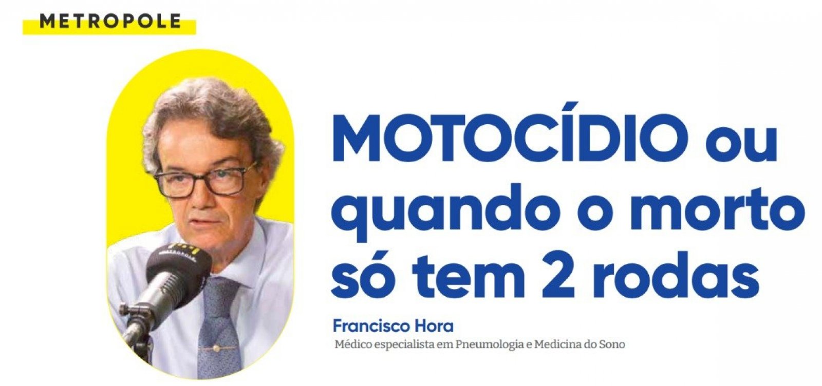 MOTOCÍDIO ou quando o morto só tem 2 rodas