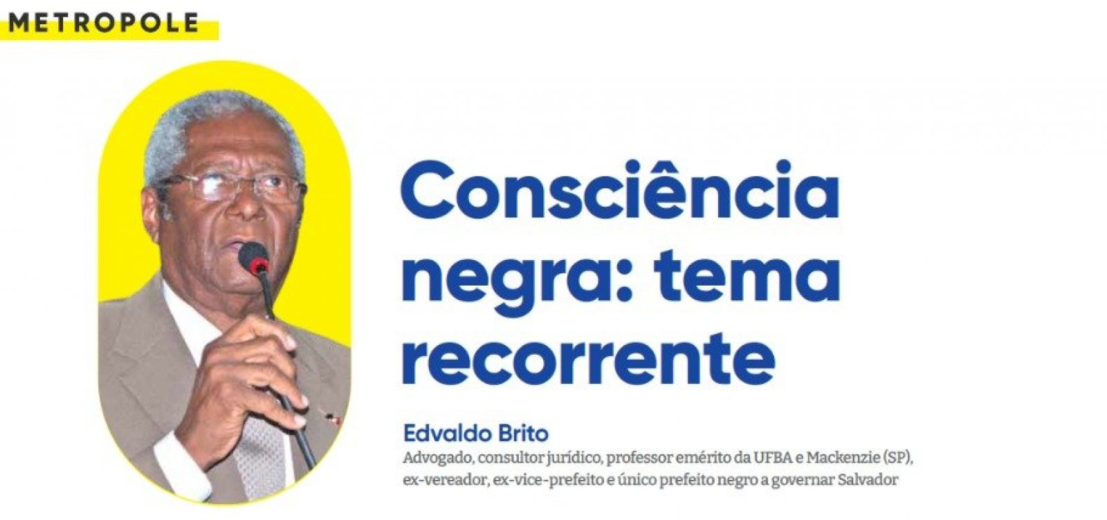 Consciência negra: tema recorrente