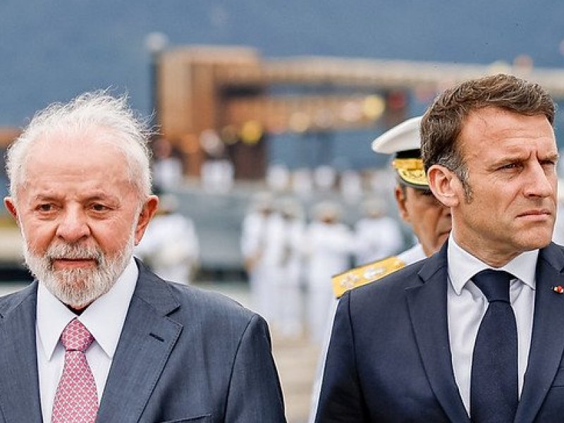 Lula e Macron devem discutir acordo com Mercosul em reunião nesta quarta-feira