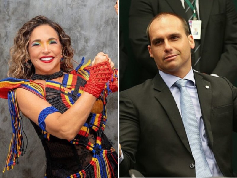 Nunes Marques intima Eduardo Bolsonaro em processo movido pela cantora Daniela Mercury