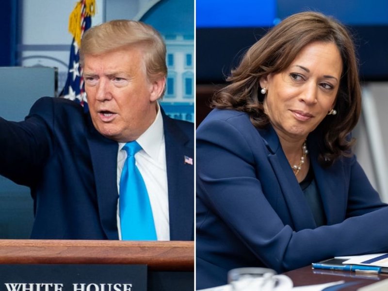 Eleição nos EUA: Kamala e Trump empatam em 1ª urna apurada