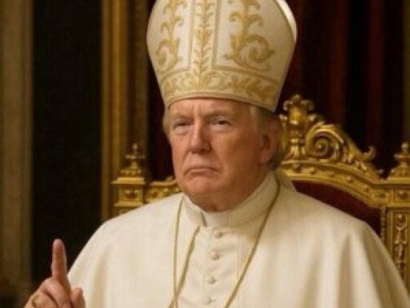 Representantes da Igreja Católica criticam imagem de Trump vestido de papa