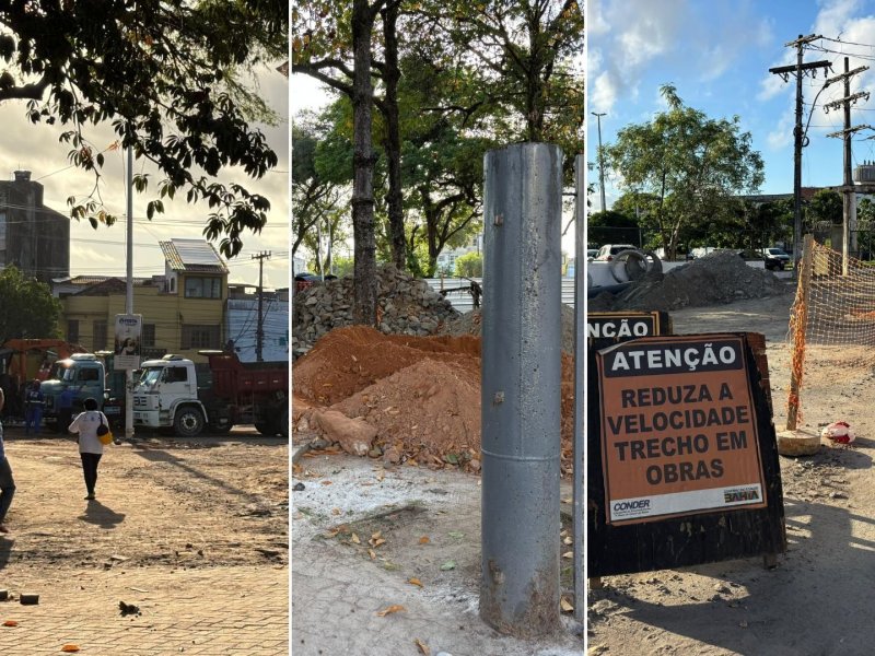 Com entrega prevista para 2026, obras no Largo de Roma marcam cenário da festa de Irmã Dulce