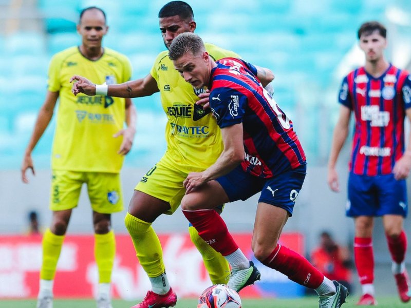 Com a garotada em campo, Bahia vence o Jequié na estreia do Baianão