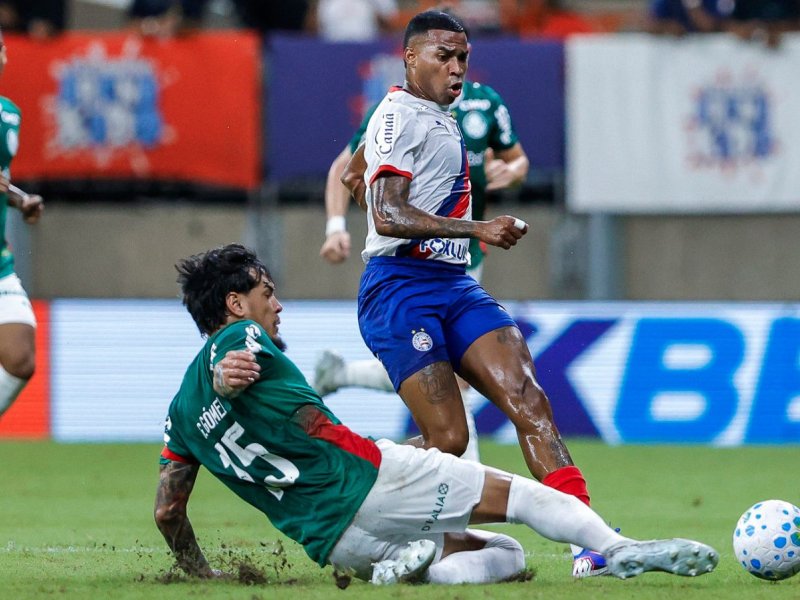 Bahia perde para o Palmeiras e conhece a primeira derrota na Fonte Nova no ano