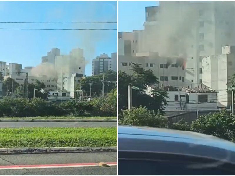 Incêndio atinge apartamento na manhã desta terça em Salvador