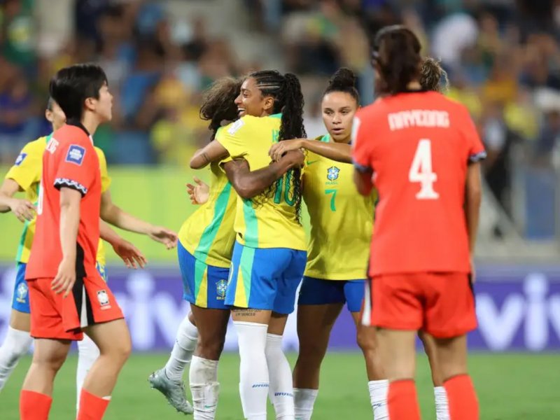 Brasil goleia Coreia do Sul na estreia do Fifa Series feminino