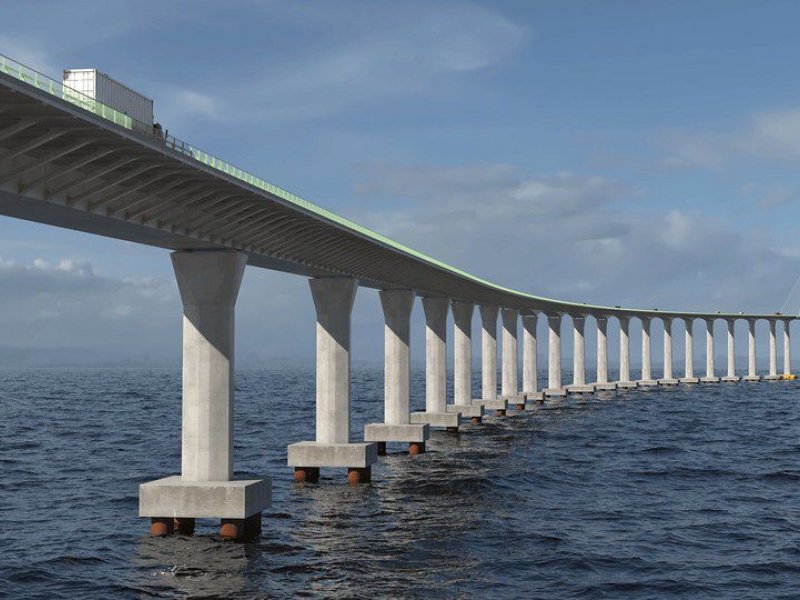 Plataforma com tecnologia chinesa marca início das obras da Ponte Salvador-Itaparica