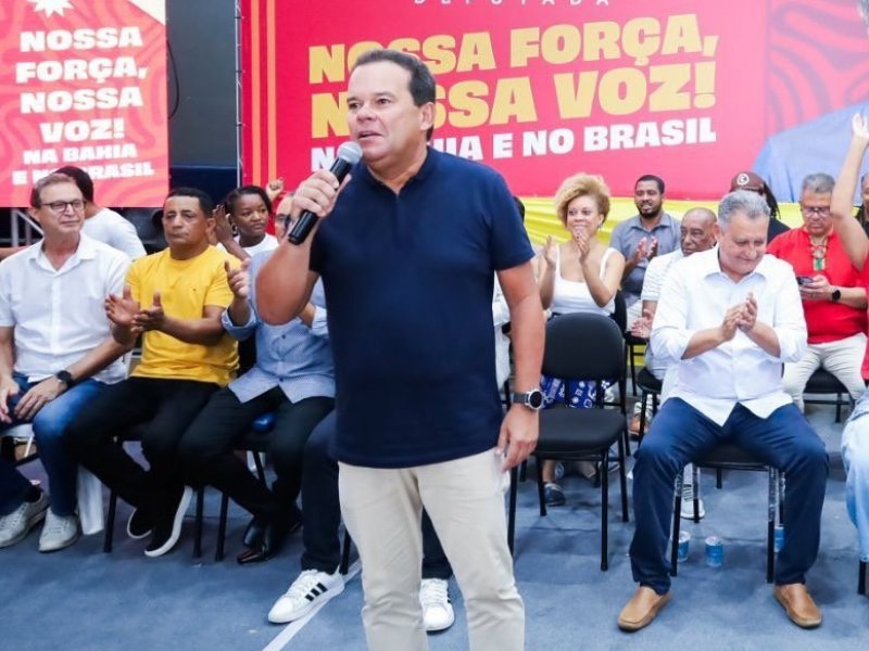 Geraldinho destaca pré-candidatura de Olívia Santana e defende bancada forte