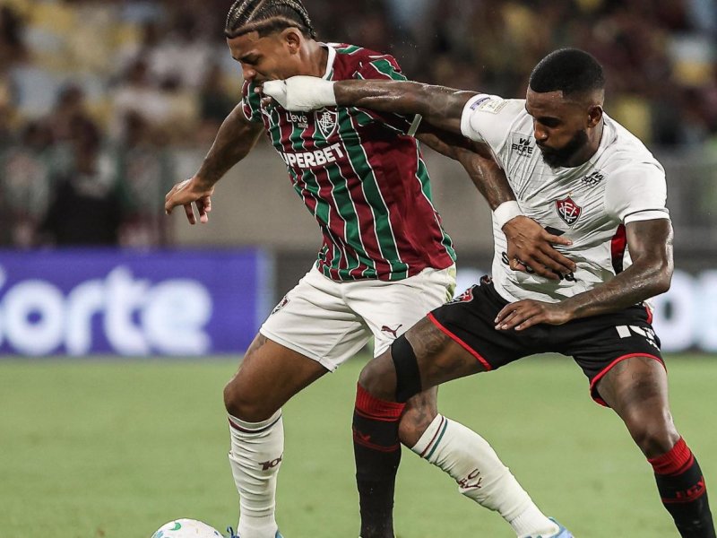 Vitória vira, mas cede o empate ao Fluminense no Maracanã pelo Brasileirão