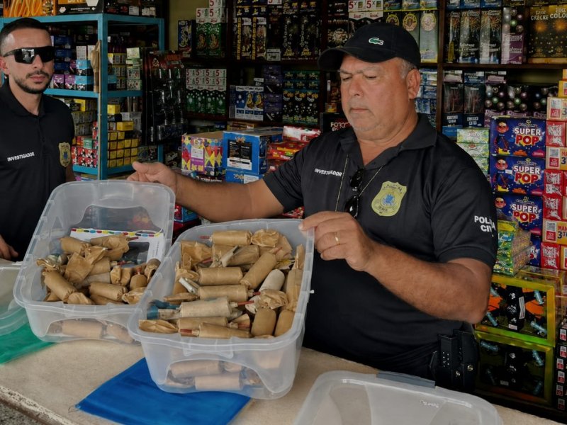 Operação apreende cerca de 56 mil fogos de artifício irregulares no interior da Bahia