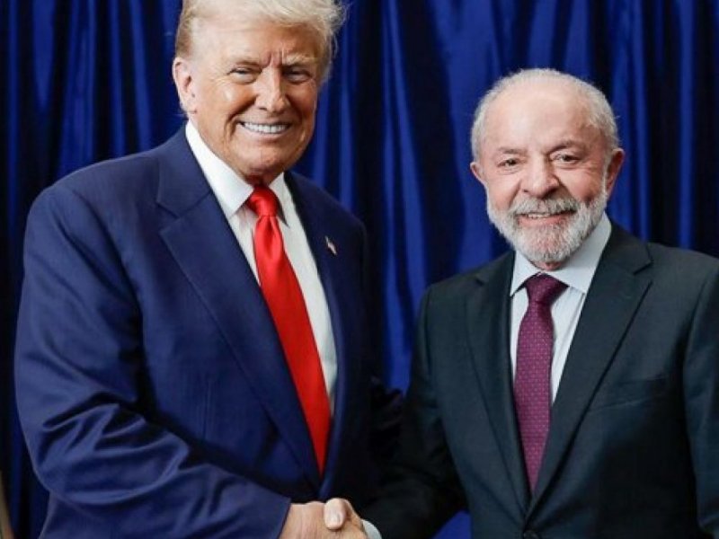 No G7, Lula e Trump trocam cumprimento em meio a tensões entre Brasil e Estados Unidos