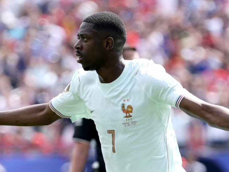 Com hat-trick de Dembélé, França bate a Noruega e confirma liderança do Grupo I
