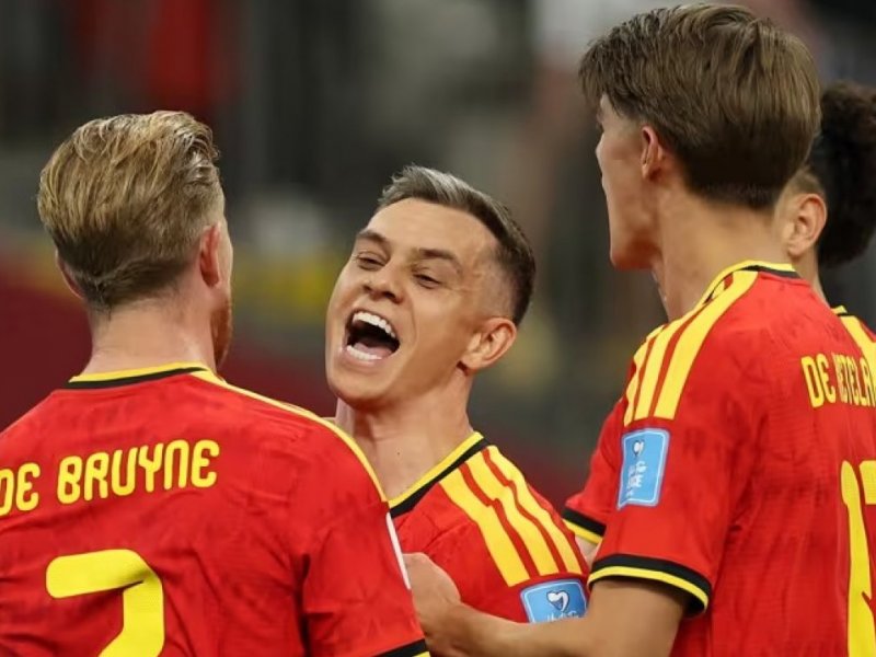 Bélgica goleia a Nova Zelândia e avança como lider do grupo G para o mata-mata