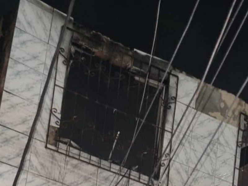 Prédio residencial pega fogo no bairro de São Caetano