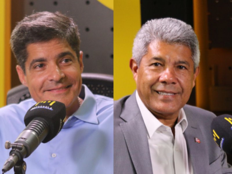 Quaest: ACM Neto e Jerônimo empatam tecnicamente no 1º e no 2º turno