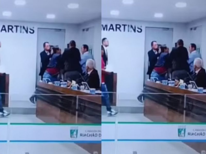 Vereadores trocam socos durante sessão da Câmara no interior da Bahia; veja o vídeo