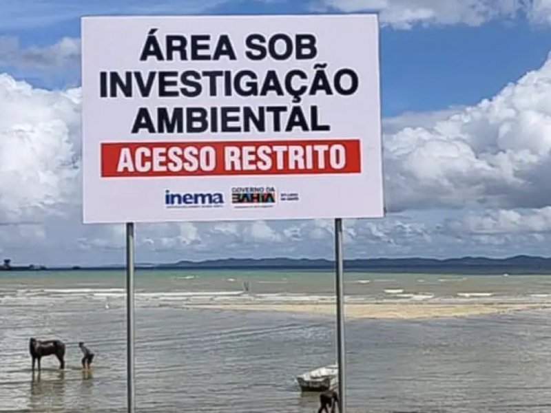 Salvador prorroga emergência por contaminação química na praia de São Tomé de Paripe