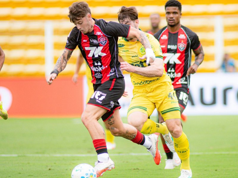 Vitória sofre empate do Mirassol no final e segue sem vencer fora de casa no Brasileirão