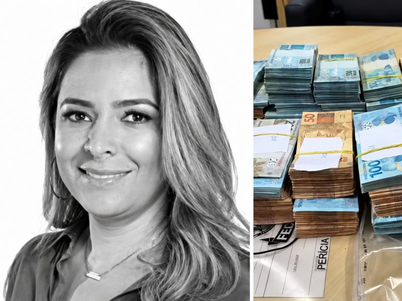 PF apreende mala da esposa de Cezinha de Madureira com mais de R$ 500 mil