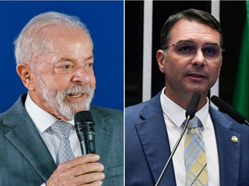 AtlasIntel: em empate técnico, Lula tem 46,8% e Flávio Bolsonaro, 47,2% no 2º turno