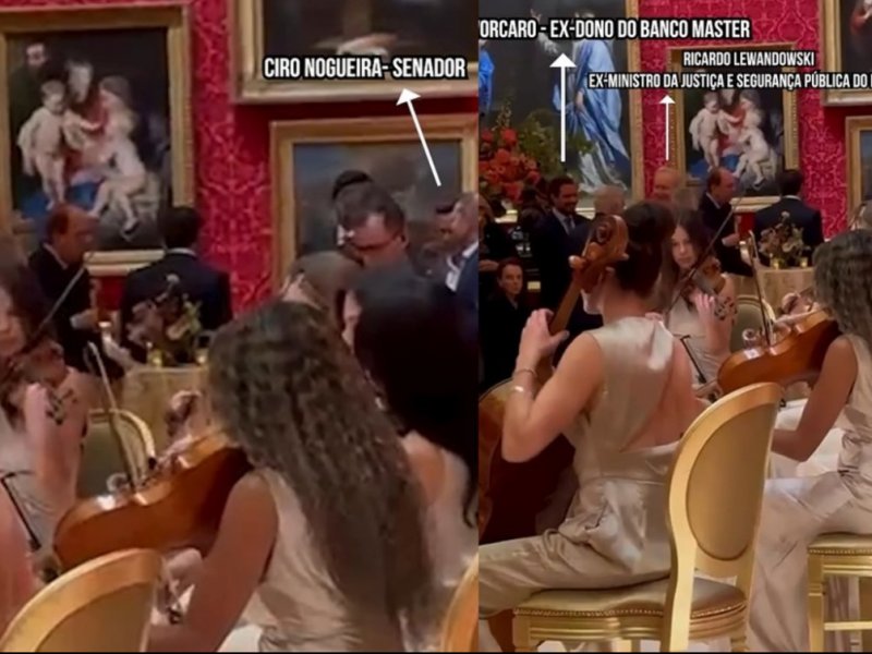 Vídeo registra Vorcaro ao lado de autoridades em evento patrocinado pelo Master em Londres