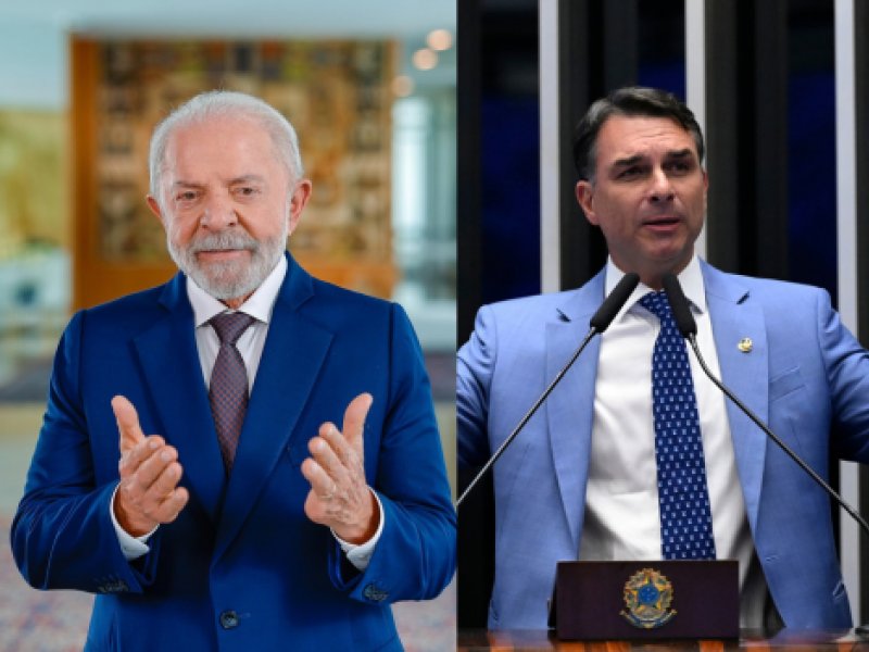 Datafolha: Lula tem 47% e Flávio Bolsonaro, 46% no 2º turno