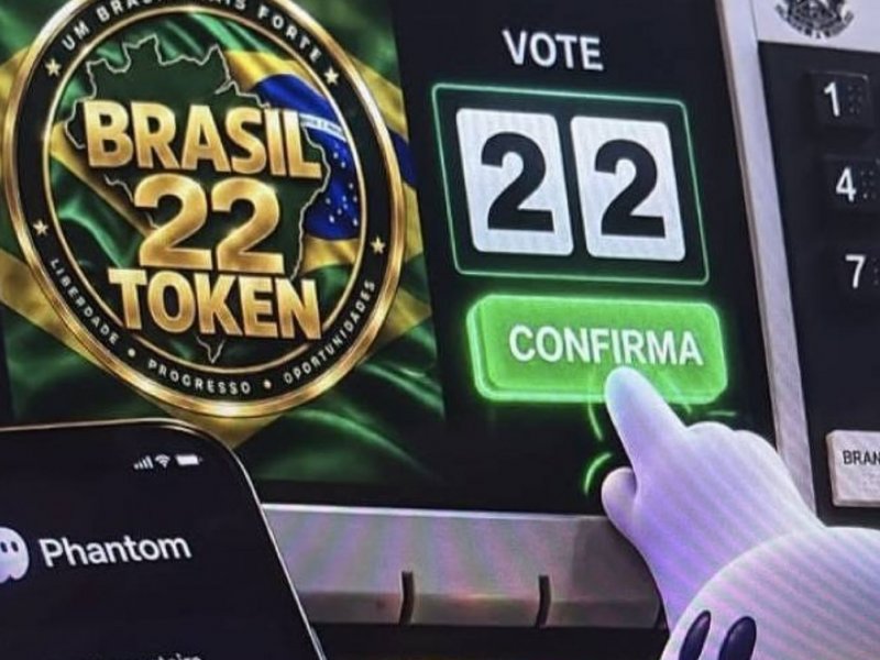 Plataforma oferece criptomoedas a usuários que divulgarem voto em Flávio Bolsonaro