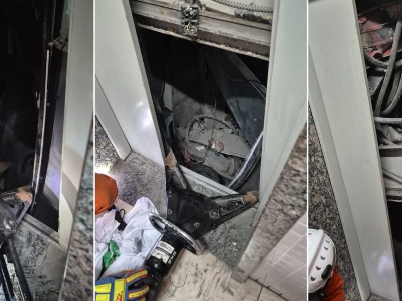 Elevador despenca e deixa pessoa ferida em prédio no Caminho das Árvores, em Salvador